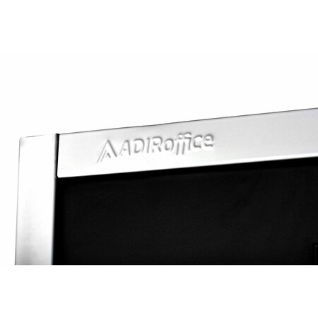 Adiroffice 72in x 12in x 12in Double-Compartment Steel Tier Key Lock Storage Locker in Black, 2PK ADI629-202-BLK-2